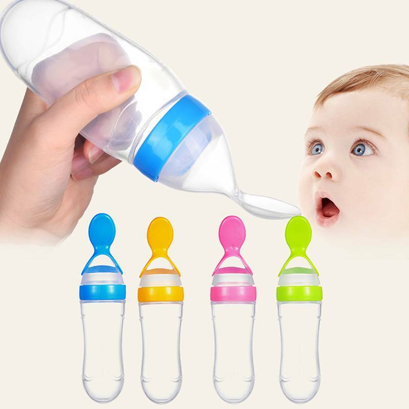 squeeze feeding bottle